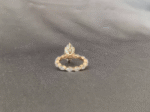 Marquise Cut Lab Diamond Full Eternity Ring | Geometric Flair | 14K Gold | Architectural Design - Image 3