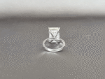 Emerald Cut Lab Grown Diamond Ring | Solitaire Setting | 4-Prong | 14K Gold | Timeless Simplicity - Image 3