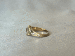 Cushion Lab Grown Diamond Ring | Ornate Thick Band | 14K Gold | Four Accent Diamonds - Image 4