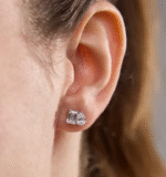 Lab-grown diamond ring and earrings - Image 2