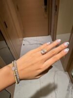 7.7-Carat Lab-Grown Oval Diamond Ring: E Color, VVS2 Clarity in 18K Gold - Image 4