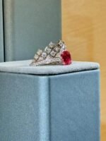 1.44-Carat Cushion-Cut Mahenge Spinel Ring: VS1 Clarity in 14K White Gold