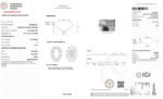 4.04 carat platinum-set oval-cut lab-grown diamond ring - Image 3