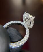 Emerald Cut Laboratory Diamond Ring Set