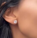 Lab-Grown Diamond Stud Earrings - Image 2