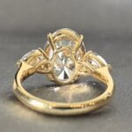 Oval Cut Three-Stone Laboratory Diamond Ring - Image 2