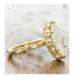 18K Gold Marquise Cut Lab-Grown Diamond Ring - Image 2