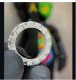 Emerald Cut Laboratory Diamond Ring Set - Image 2