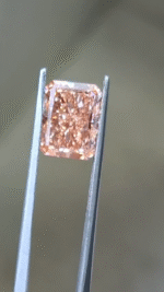 4.07 carat Pink Diamond Lab-Grown, Radiant Cut