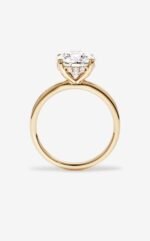 Round lab grown diamond ring - Image 3