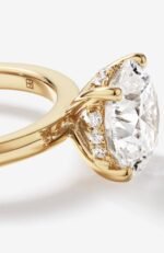 Round lab grown diamond ring - Image 2