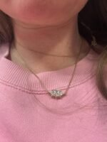 Lab-grown diamond tennis bracelet and pendant - Image 2