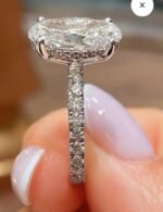 Laboratory-grown diamond ring