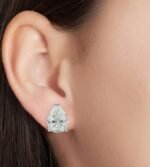 Lab-grown diamond earrings