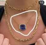 Labor-grown gemstone pendant - Image 2