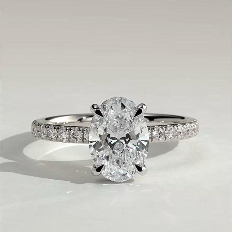 5f0259decac0720f6807bfcf5c5f2f4e lab grown diamond ring - Image 1