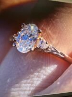 Lab-grown diamond ring