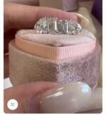 Lab-grown diamond rings, earrings, necklace sets - Image 3