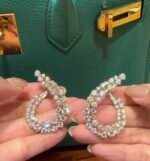 Lab-grown diamond earrings - Image 2
