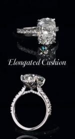 4 carat oval lab grown diamond ring - Image 2