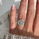 Laboratory-grown diamond ring