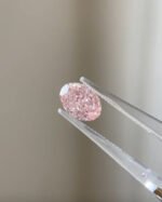 Lab-grown pink diamond ring