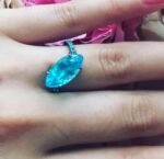 Laboratory-Grown Marquise Ring