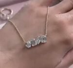 Lab-grown diamond pendant