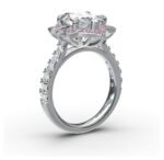 Labor-grown diamond ring