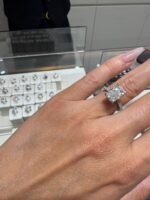 Laboratory diamond ring