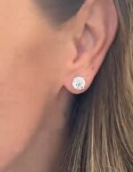 Lab-grown diamond earrings