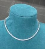 Lab-grown diamond necklace - Image 2