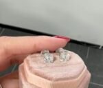 lab grown diamond Earrings - Image 2
