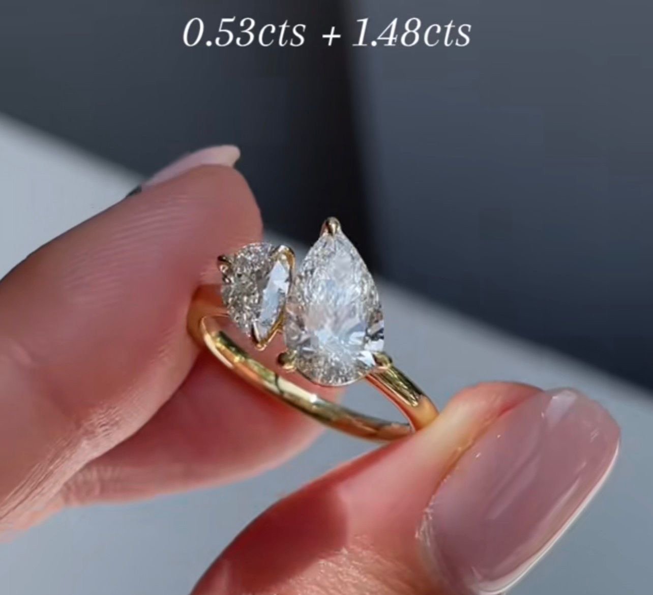 2ae5112b-4ac1-4487-a471-3ac0fd4fd6c6 lab grown diamond ring - Image 1