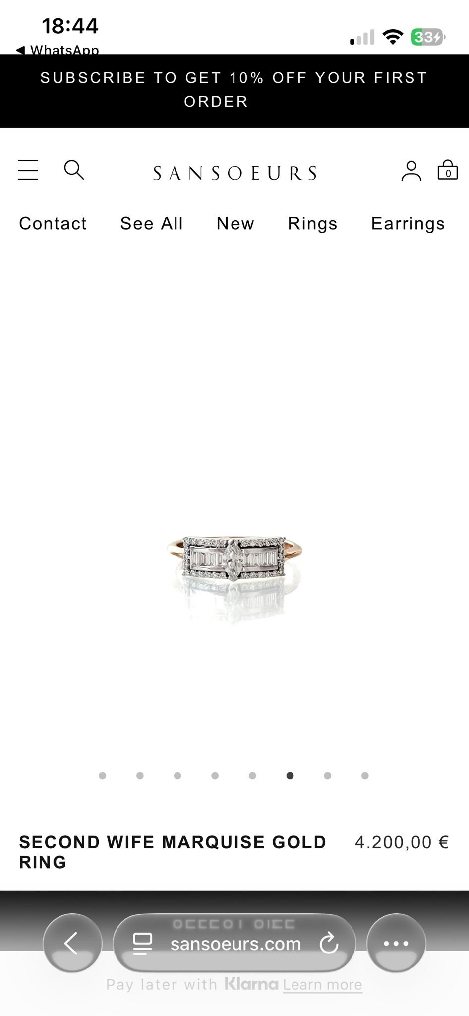 957b3576-f3ca-4e02-9d13-dd74a84b77fa natural diamond ring - Image 1