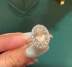 Lab-grown diamond ring