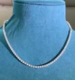 Lab-grown diamond necklace