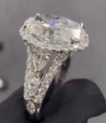Lab-grown diamond ring