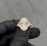 Lab-grown diamond ring