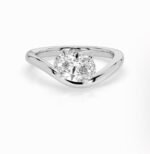 Laboratory diamond ring