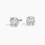 lab grown diamond necklace and earrings - Image 2