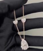 Lab-grown diamond necklace
