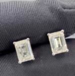 Lab-grown diamond earrings - Image 2