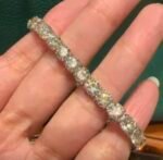Lab-grown diamond bracelet