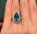 Lab-grown diamond ring