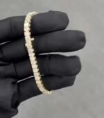 Lab-grown tennis ball necklace - Image 3
