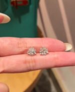 lab grown diamond earrings