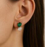 Lab-grown diamond earrings