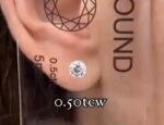 lab grown diamond earrings - Image 2