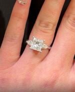 lab grown diamond ring set